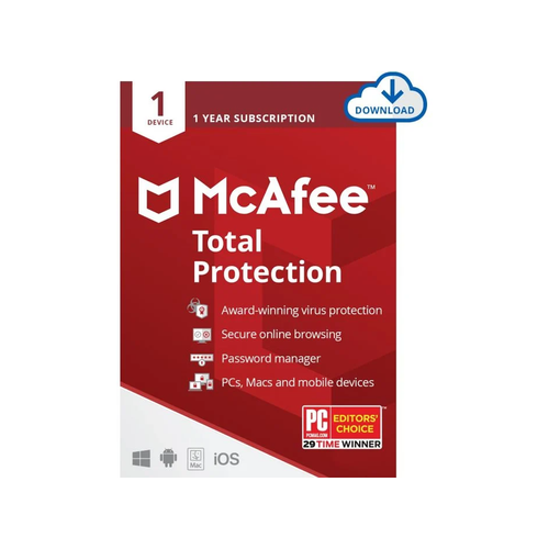 McAfee Total Protection 1D ZA ESD